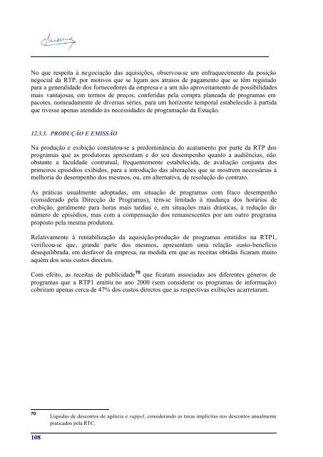 RelatÃ³rio de Auditoria nÂº 8/2002 - Tribunal de Contas