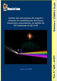 RelatÃ³rio de Auditoria nÂº 27/2003 - 2Âª SecÃ§Ã£o - Tribunal de Contas