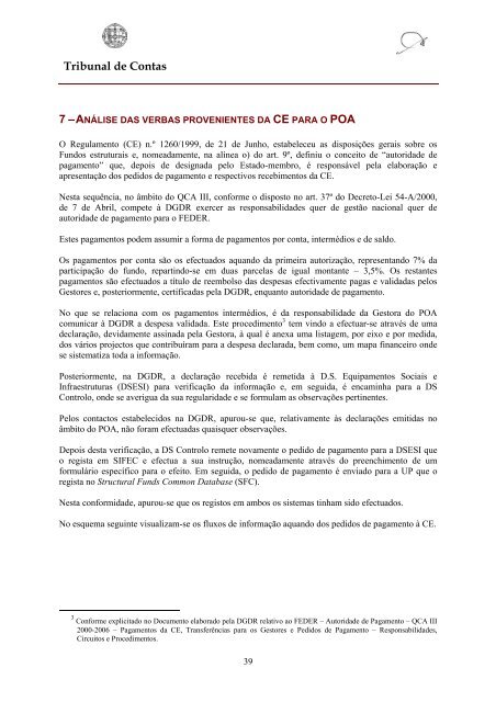 RelatÃ³rio de Auditoria nÂº 27/2003 - 2Âª SecÃ§Ã£o - Tribunal de Contas