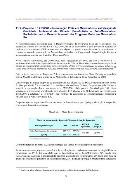 RelatÃ³rio de Auditoria nÂº 27/2003 - 2Âª SecÃ§Ã£o - Tribunal de Contas