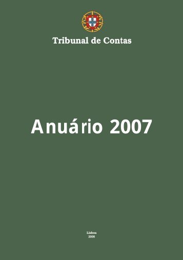 Tribunal de Contas - AnuÃ¡rio 2007