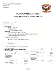 MSDS #4 - Urethane Catalyst (Isocyanates) - TCP Global