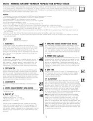 Kosmic Krome tech sheet - House of Kolor