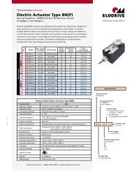 Electric Actuator Type BN(P) - TCS Basys Controls