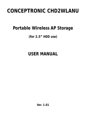 CONCEPTRONIC CHD2WLANU â Portable Wireless AP Storage