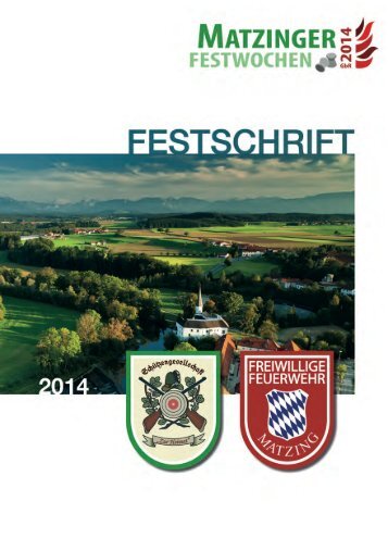 Matzinger Festwochen 2014 - Festschrift