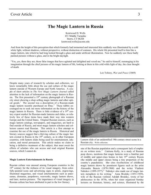 The Magic Lantern in Russia - Library