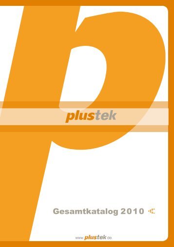 Gesamtkatalog 2010 - Plustek Technology GmbH