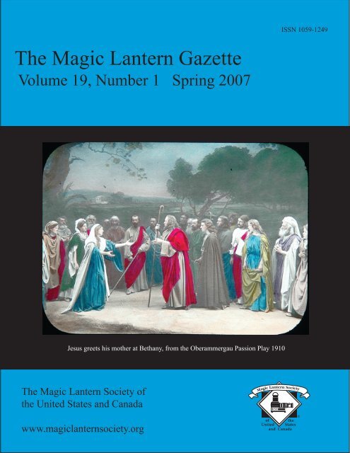 The Magic Lantern Gazette - Library