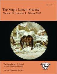 The Magic Lantern Gazette - Library