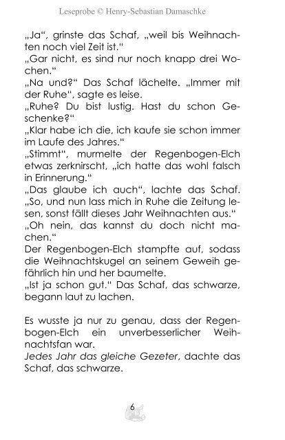 Kinderbuch Leseprobe "109 Weihnachten"