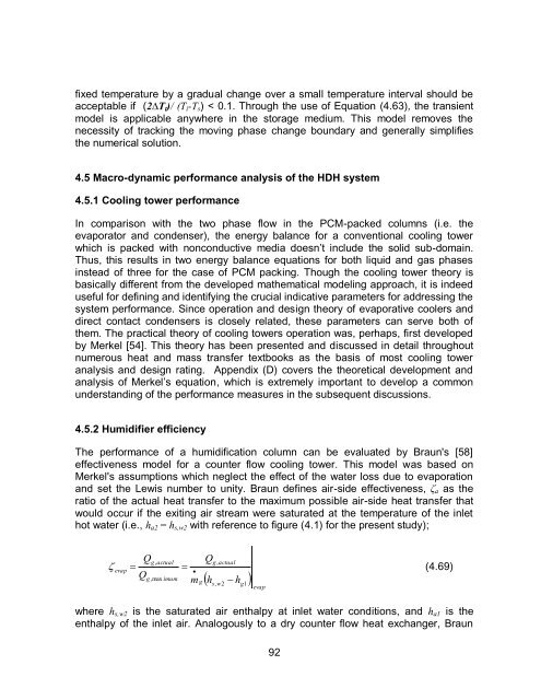 Experimental and Numerical Analysis of a PCM-Supported ...