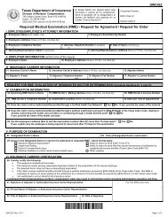 Required Medical Examination (RME) - Texas Department of ...