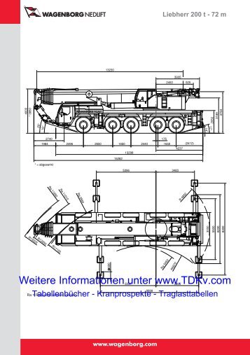 Wagenborg Tabellenbuch - Liebherr LTM 1200-5.1 von TDKv.com