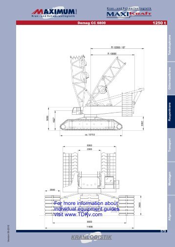 MaxiKraft Equipmentguide - Demag CC 6800 made by TDKv.com