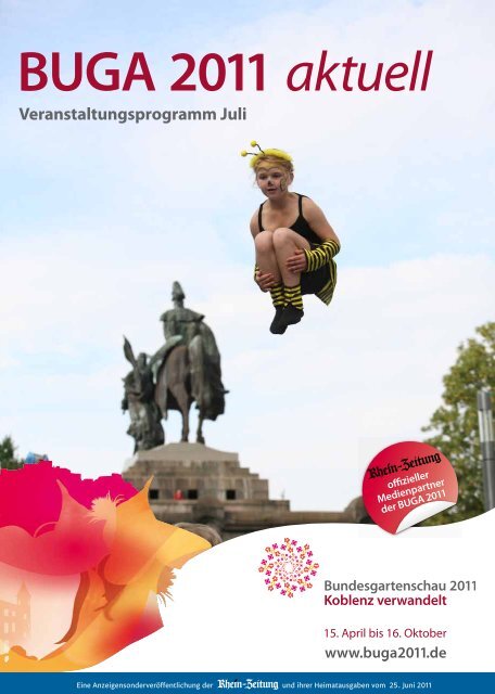 Veranstaltungsprogramm Juli - Bundesgartenschau Koblenz 2011