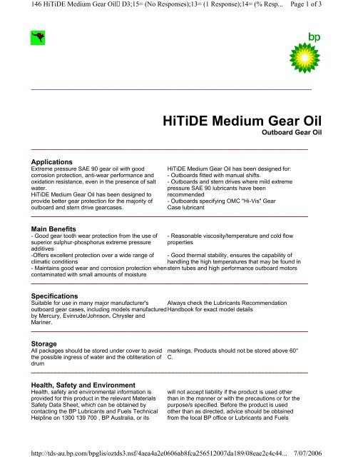 BP Outboard Oil Tin (DR) BP Outboard Oil Tin (DR)