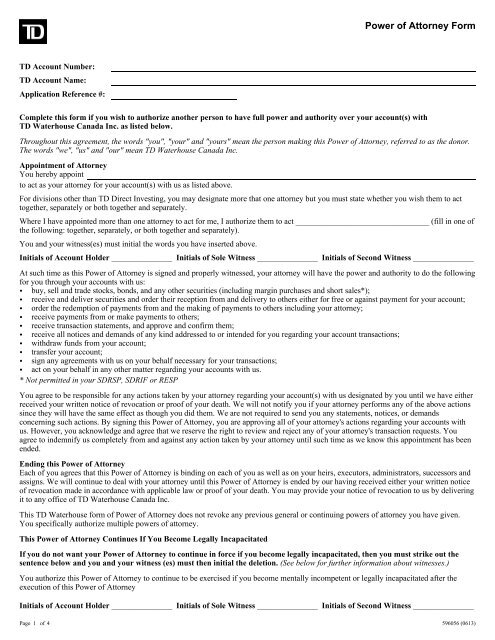 Free British Columbia Limited Or Special Power Of Attorney Form Pdf 61kb 2 Page S Page 2