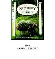 2004 ANNUAL REPORT - Newbury