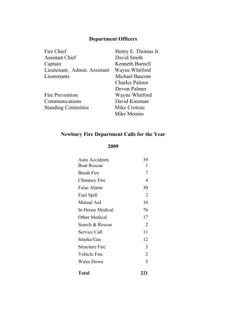 Annual Report - Newbury