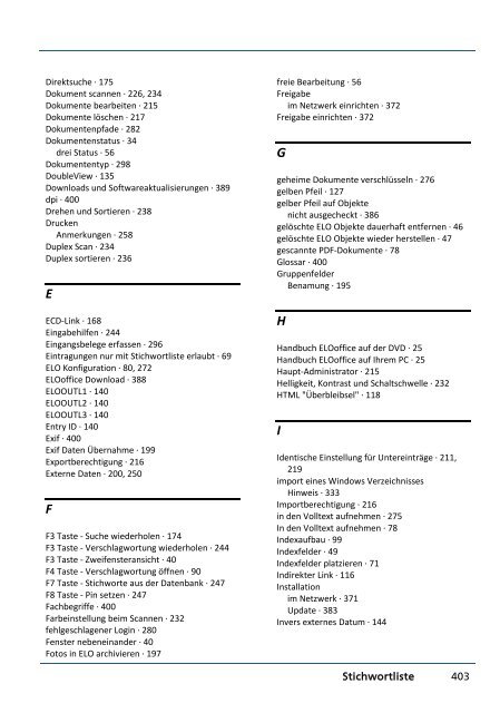 24 Stichwortliste