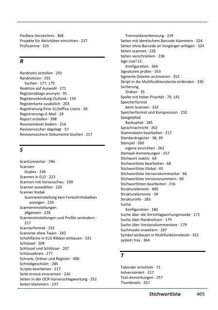 24 Stichwortliste