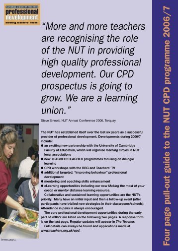 CPD pages i-iv.indd - National Union of Teachers