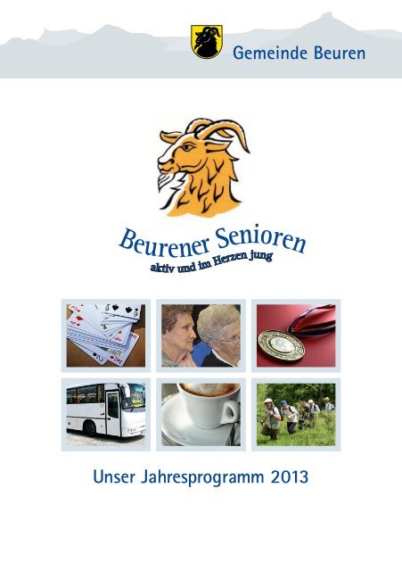 Unser Jahresprogramm 2013 - Gemeinde Beuren