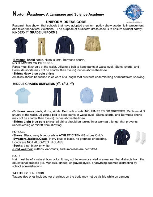 A Language and Science Academy UNIFORM DRESS CODE