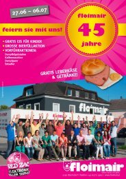 27.06 – 06.07 feiern sie mit uns! - Floimair Electronics