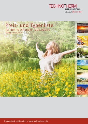 Preis- und Typenliste - Technotherm