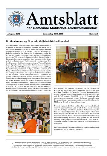 Mai 2013 - Teichwolframsdorf