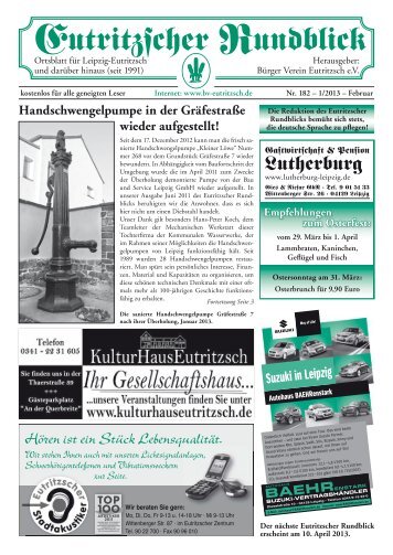 Ausgabe 01-13 Februar - Leipziger Info