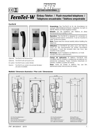 FernTel-W - bei FHF, Funke Huster Fernsig GmbH