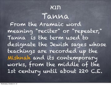 Basic Talmudic Terms and Tools