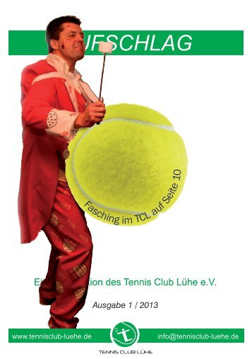 Ausgabe 1 / 2013 - Tennisclub Lühe eV