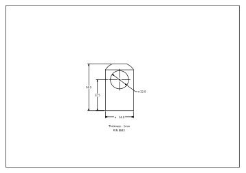 56.5 37.5 n22.0 n 34.0 Thickness : 1mm P/N 8043