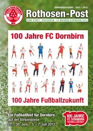 rothosen-Post - FC Mohren Dornbirn 1913