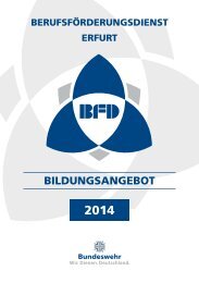 BILDUNGSANGEBOT - Bundeswehr