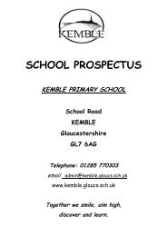 Kemble Prospectus - The TES