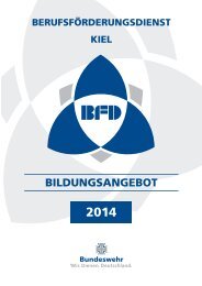 Interne Maßnahmen BFD Kiel 2014 - Bundeswehr