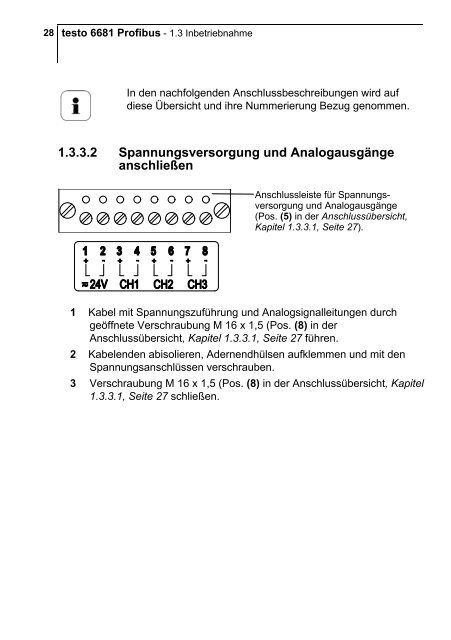 Bedienungsanleitung testo 6681 Profibus, 6610, P2A software Band 1