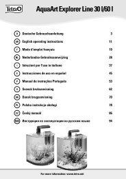 Deutsche Gebrauchsanleitung - Tetra