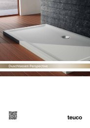 Katalog Duschtassen Perspective - Teuco