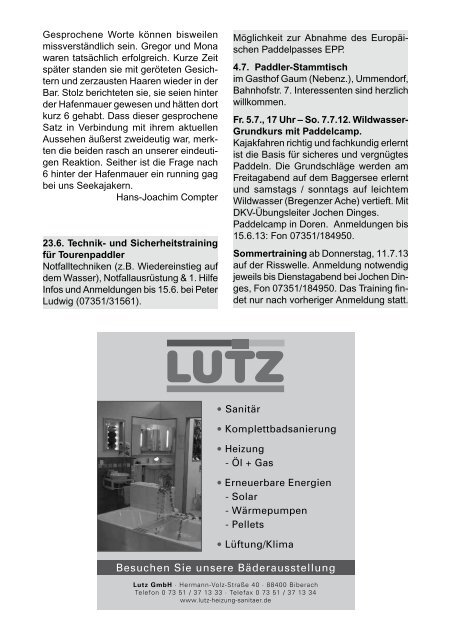 TG-Report 2 / 2013 als pdf-Datei (ca. 5 MB) - TG Biberach