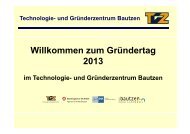 Eröffnung - Technologie- und Gründerzentrum Bautzen GmbH