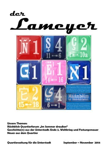 Der Lameyer September - November 2014