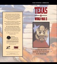 Texas in World War II Brochure - Texas Historical Commission