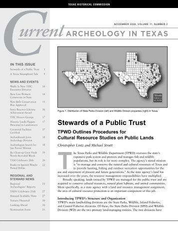 Current Archeology in Texas November 2009 - Texas Historical ...