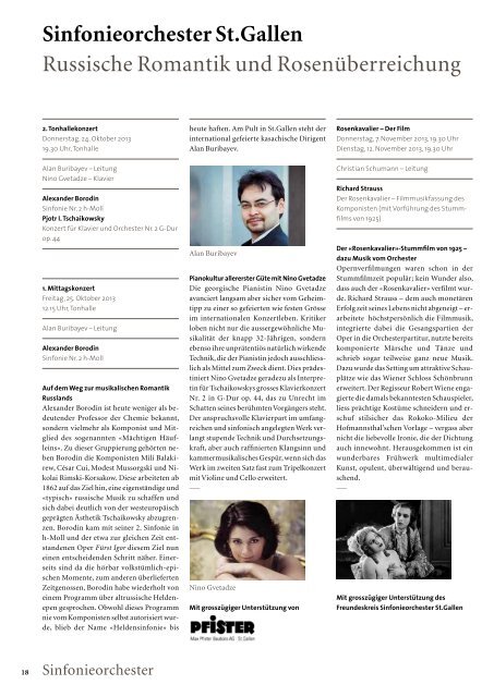 Oktober 2013 - Theater St. Gallen